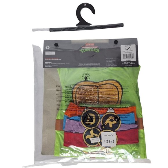 Teenage Mutant Ninja Turtles Michelangelo Infant 6 12 Months - Picture 2 of 2